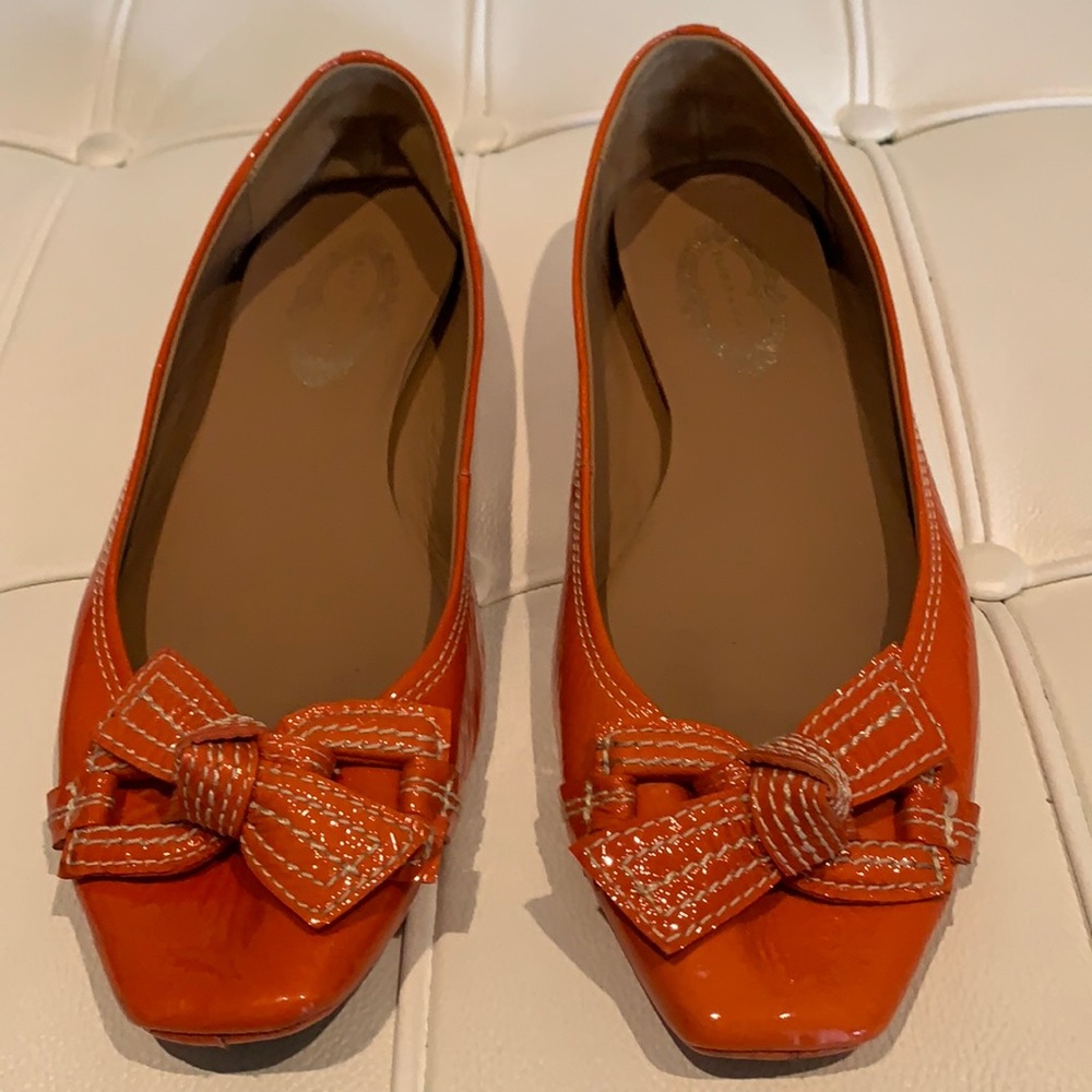Elie Tahari Patent Leather Driving Shoes